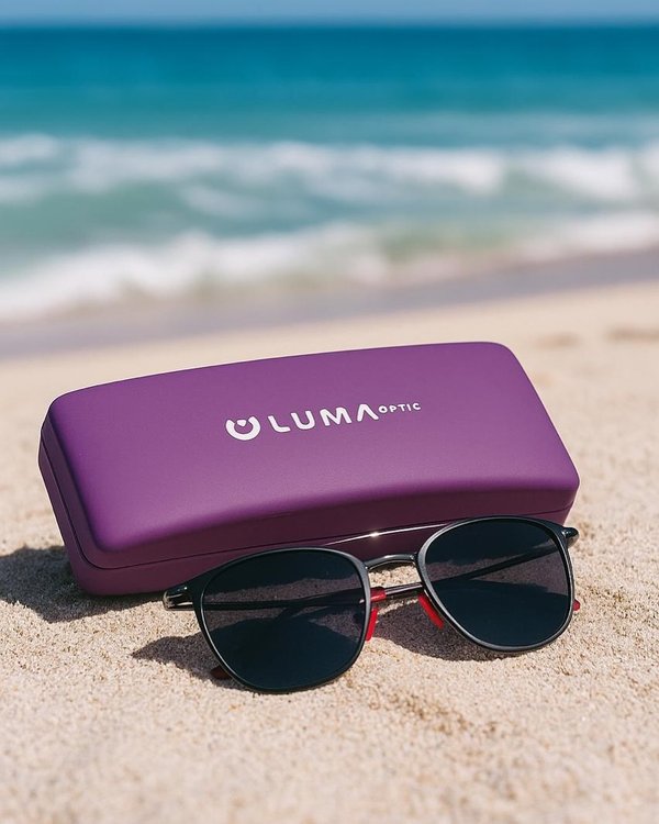 Sunglasses on the beach